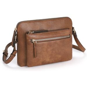 Brown Leather Crossbody Bag